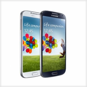 Zwart en wit Samsung Galaxy S4
