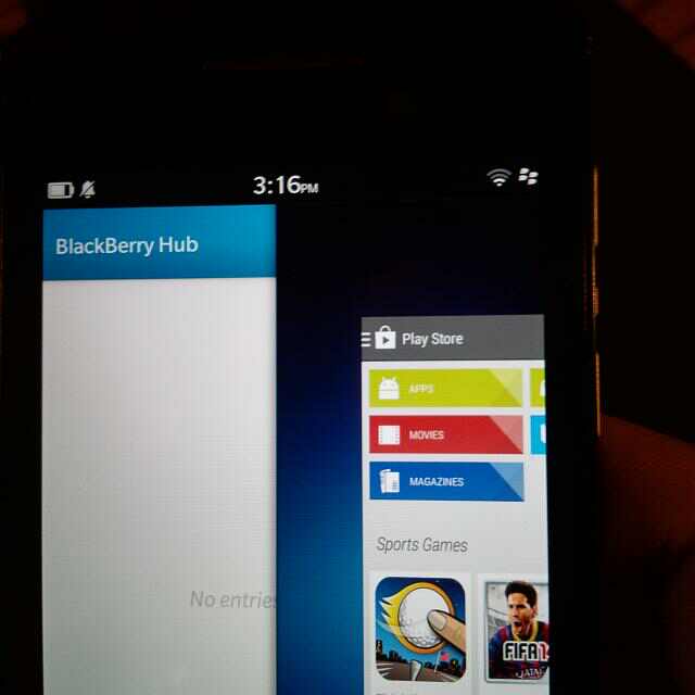 BlackBerry 10 Google Play Store 2