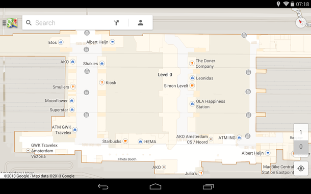 Google Maps Indoor