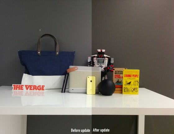 Nexus 5 camera update vergelijking