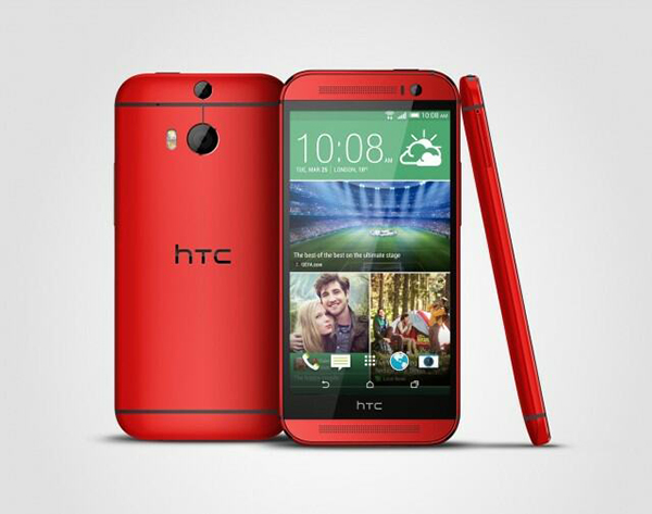 HTC One M8 rood