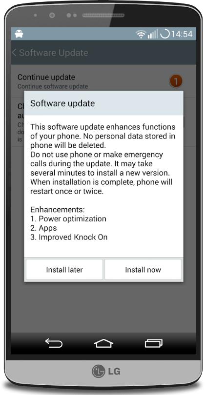 LG G3 update