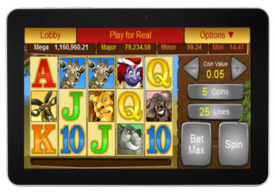 mega moola casino slot op tablet