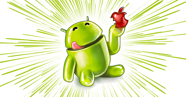 Android-eats-Apple