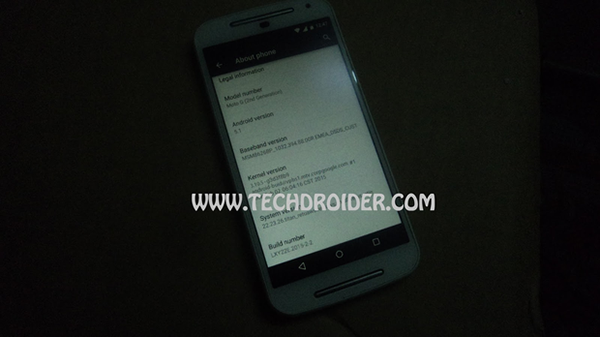 Moto G 2014 Android 5.1