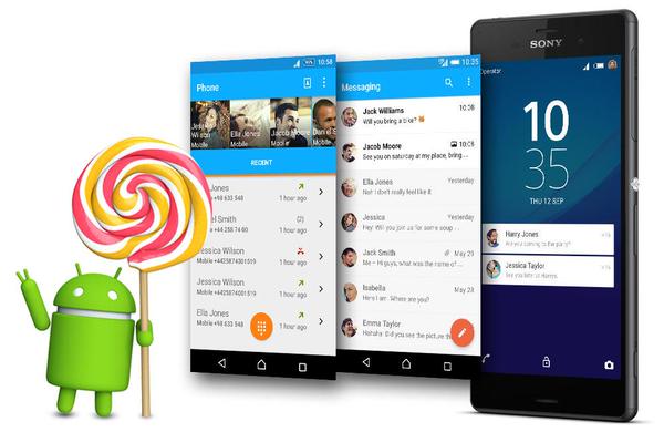 Android Lollipop Xperia Z3