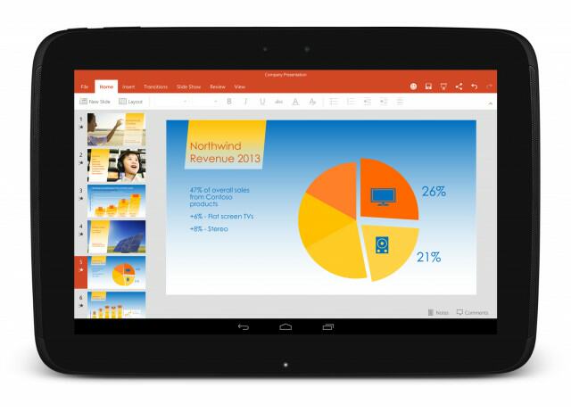 Powerpoint Microsoft Office Android