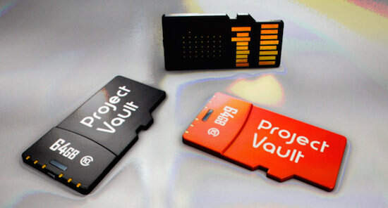 Project Vault Google microSD