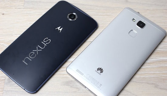 Huawei Nexus smartphone