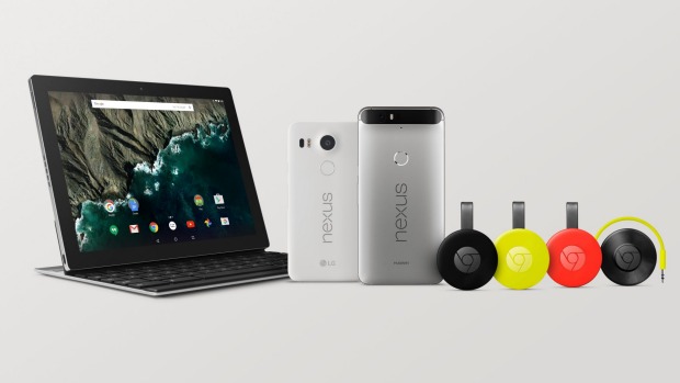 Pixel C+Chromecast+Nexus 5X+Nexus6P