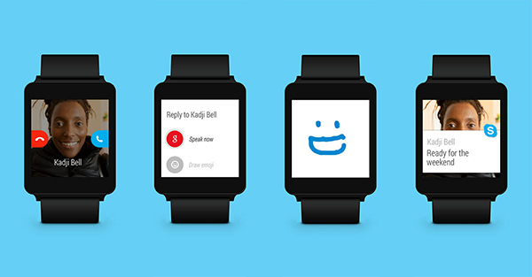 Skype Android Wear