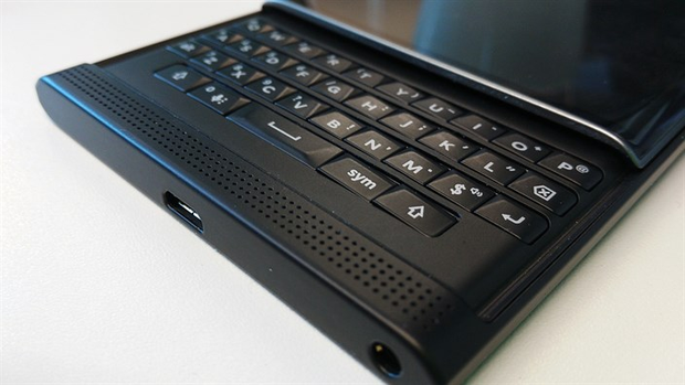 BlackBerry Priv foto toetsenbord