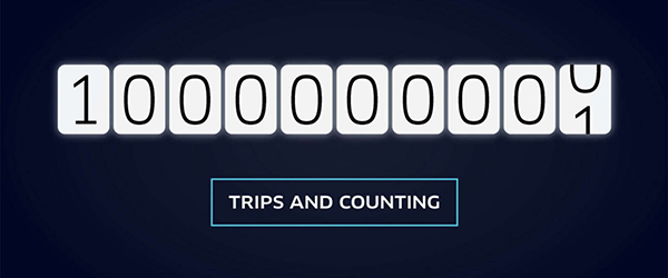 Miljard Uber trips