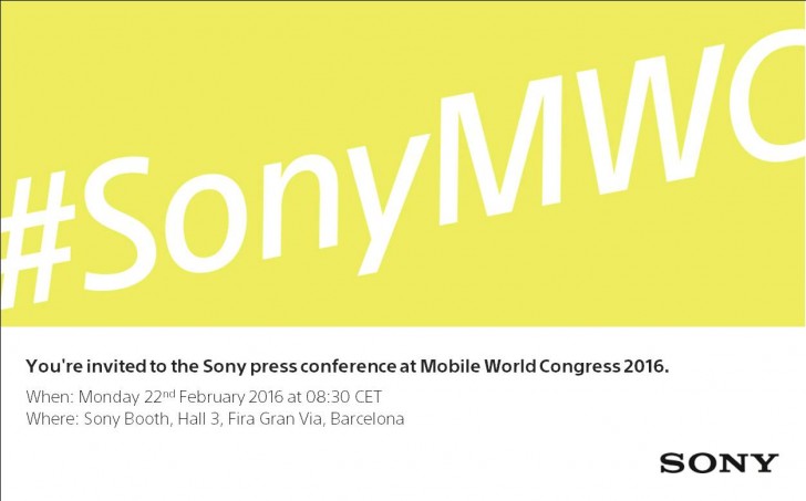 SonyMWC 2015 uitnodiging
