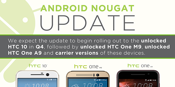 HTC Nougat update schema