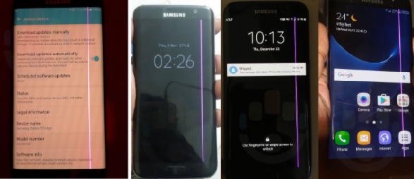 Samsung Galaxy S7 Roze Streep