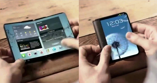 Samsung X opvouwbare smartphone