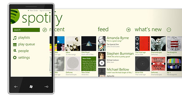 Spotify Windows Phone