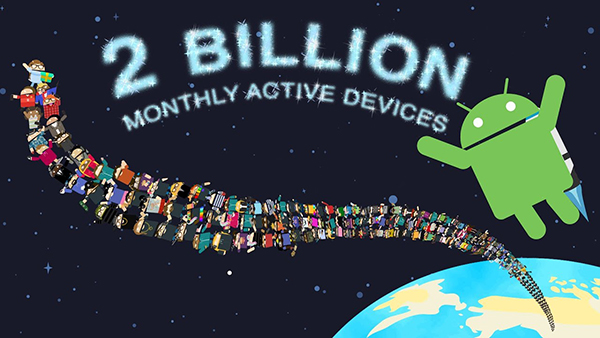 Android 2 miljard gebruikers
