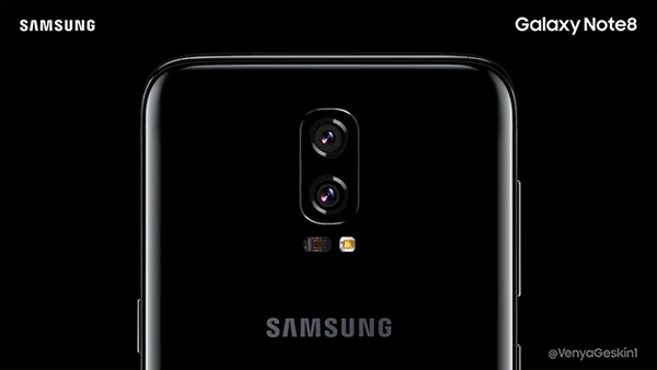 Samsung Galaxy Note 8 dubbele camera