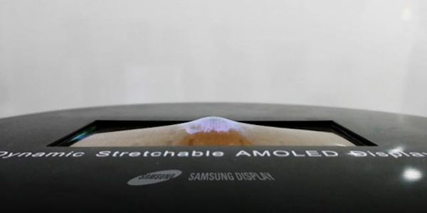 prototype uitrekbaar AMOLED scherm Samsung