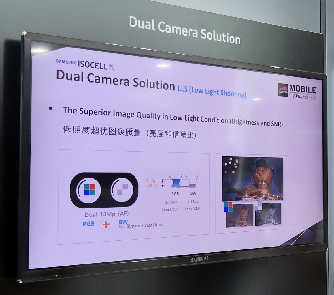samsung isocell dual camera