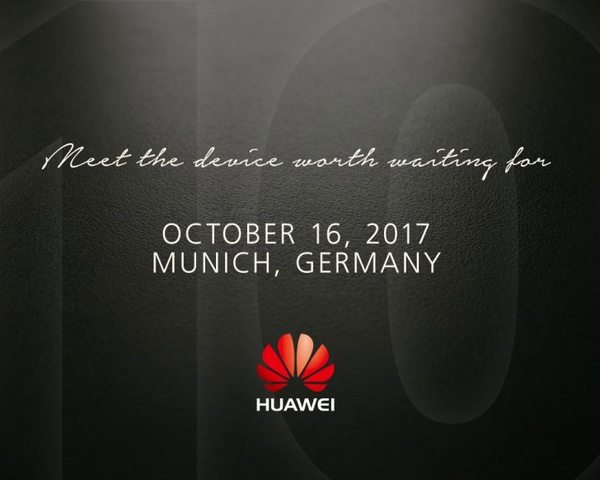 Huawei Mate 10 uitnodiging