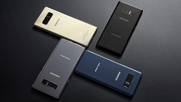 Samsung Galaxy Note 8 achterkant