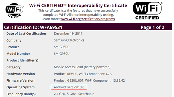 samsung-galaxy-s8-android-8-oreo-wi-fi-certificatie