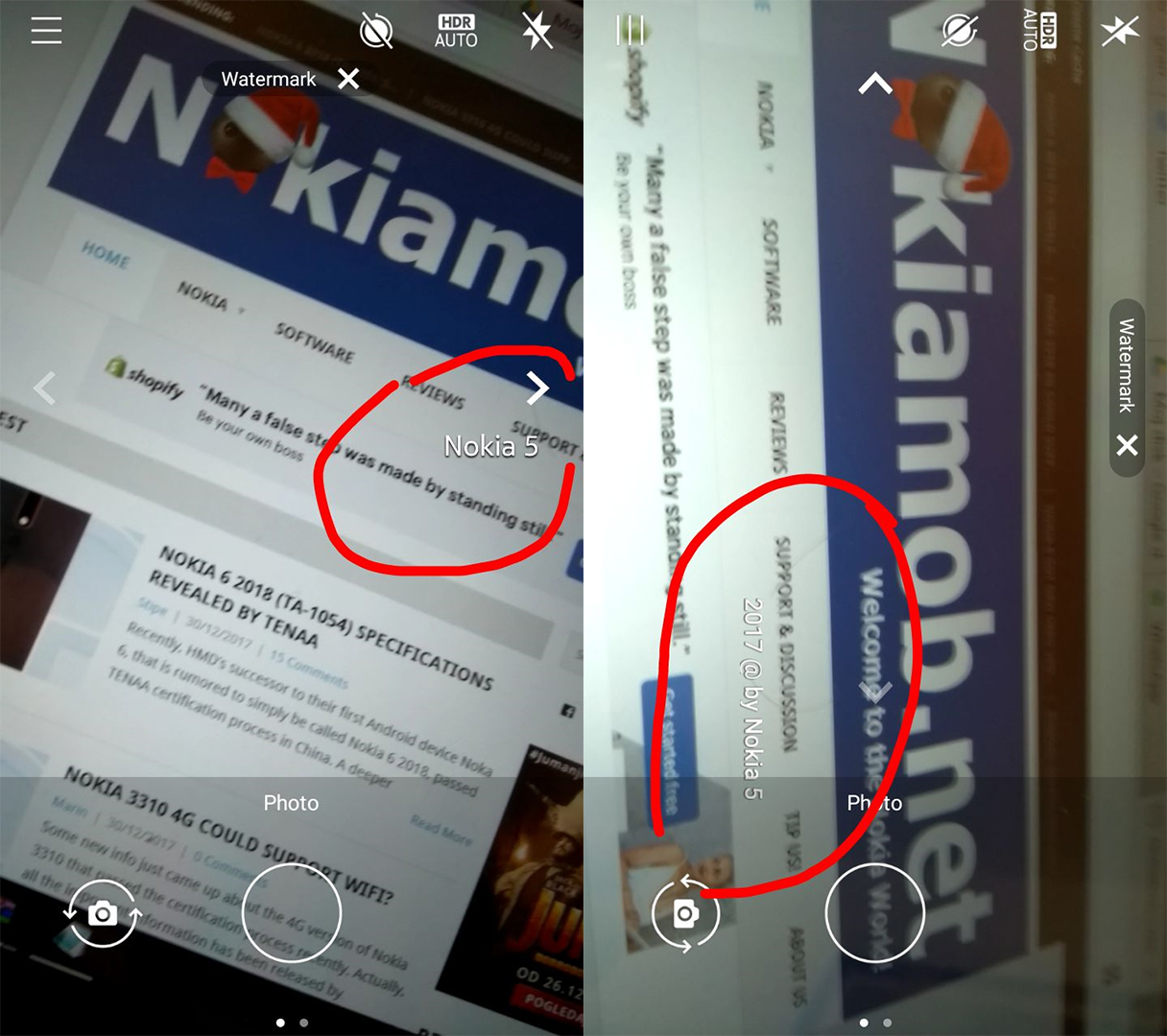Nokia-5-watermerk-camera-app