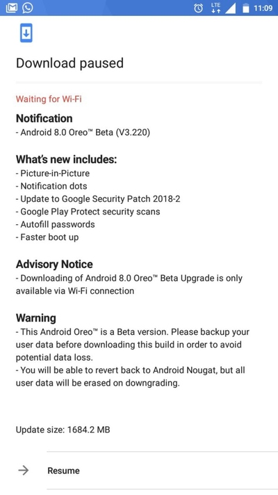 Nokia-3-Oreo-update