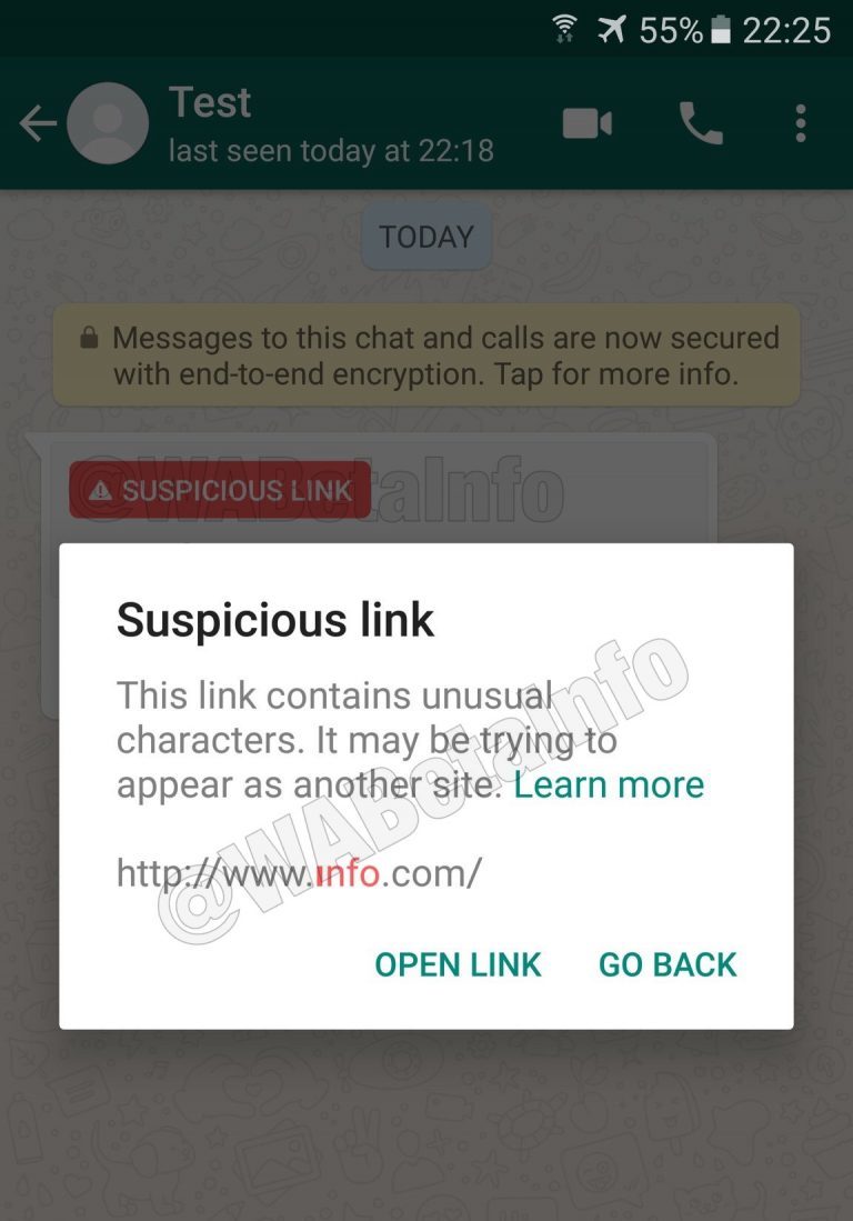 WhatsApp-waarschuwing-verdachte-link