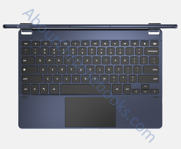Chromebook-afneembaar-toetsenbord-vingerafdrukscanner