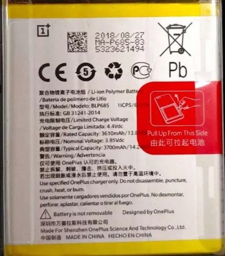 OnePlus-6t-batterij