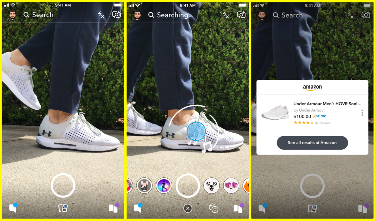 Snapchat-amazon-visual-search