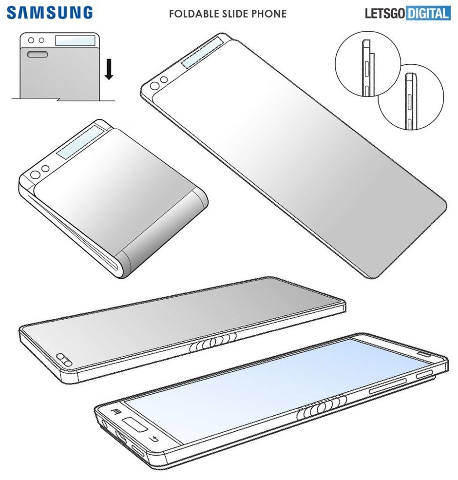 samsung-opvouwbare-slider-smartphone-patent