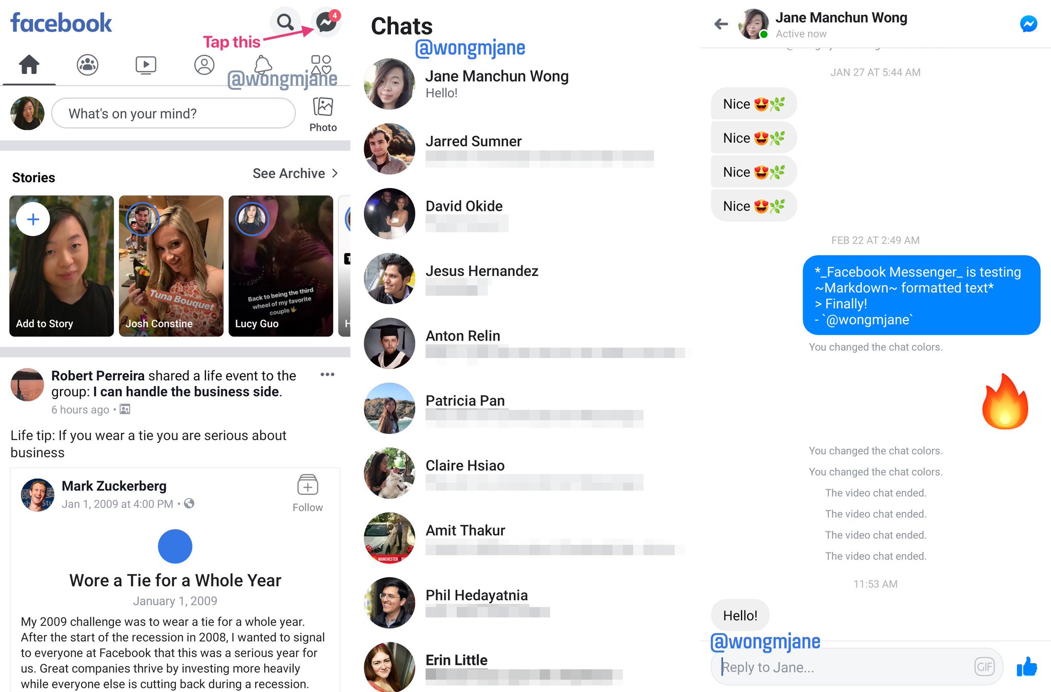 Facebook-Messenger-integratie