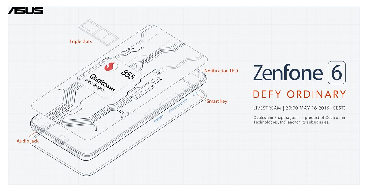 Asus Zenfone 6 teaser Snapdragon 855