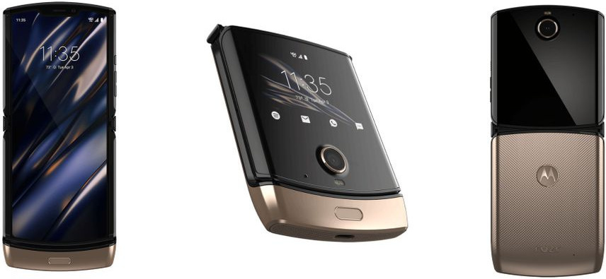 Motorola-Razr-goud