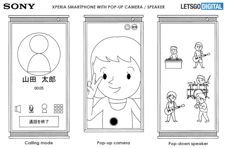 Sony-smartphone-pop-up-speaker-camera
