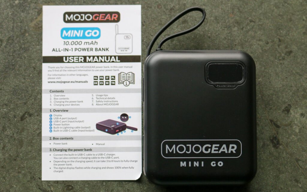 MOJOGEAR MINI GO verpakking
